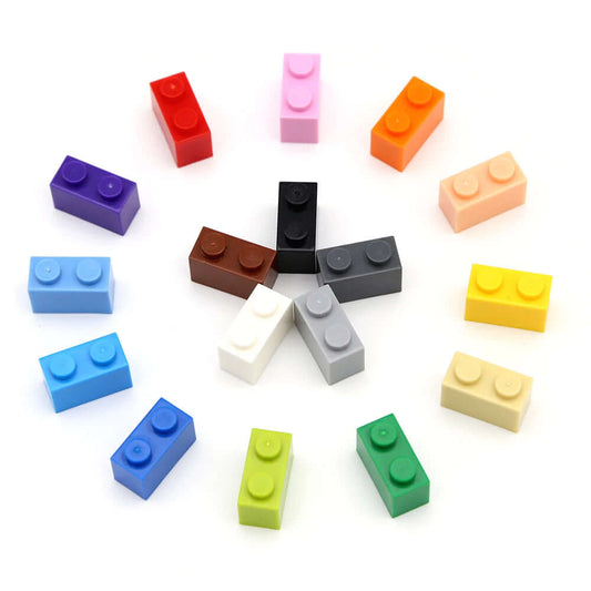 100pcs DIY Building Blocks Thick Figures Bricks