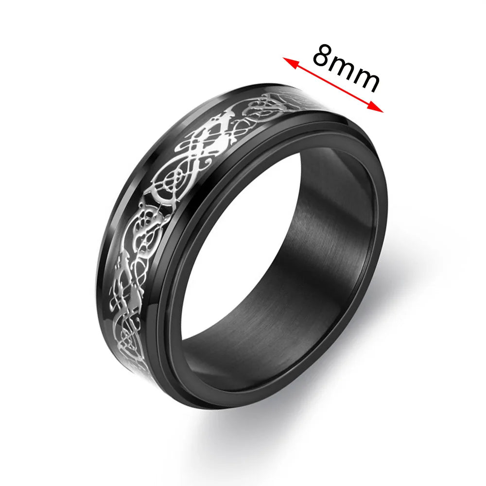 Fidget Spinner Rings for Men