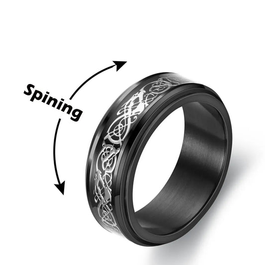 Fidget Spinner Rings for Men