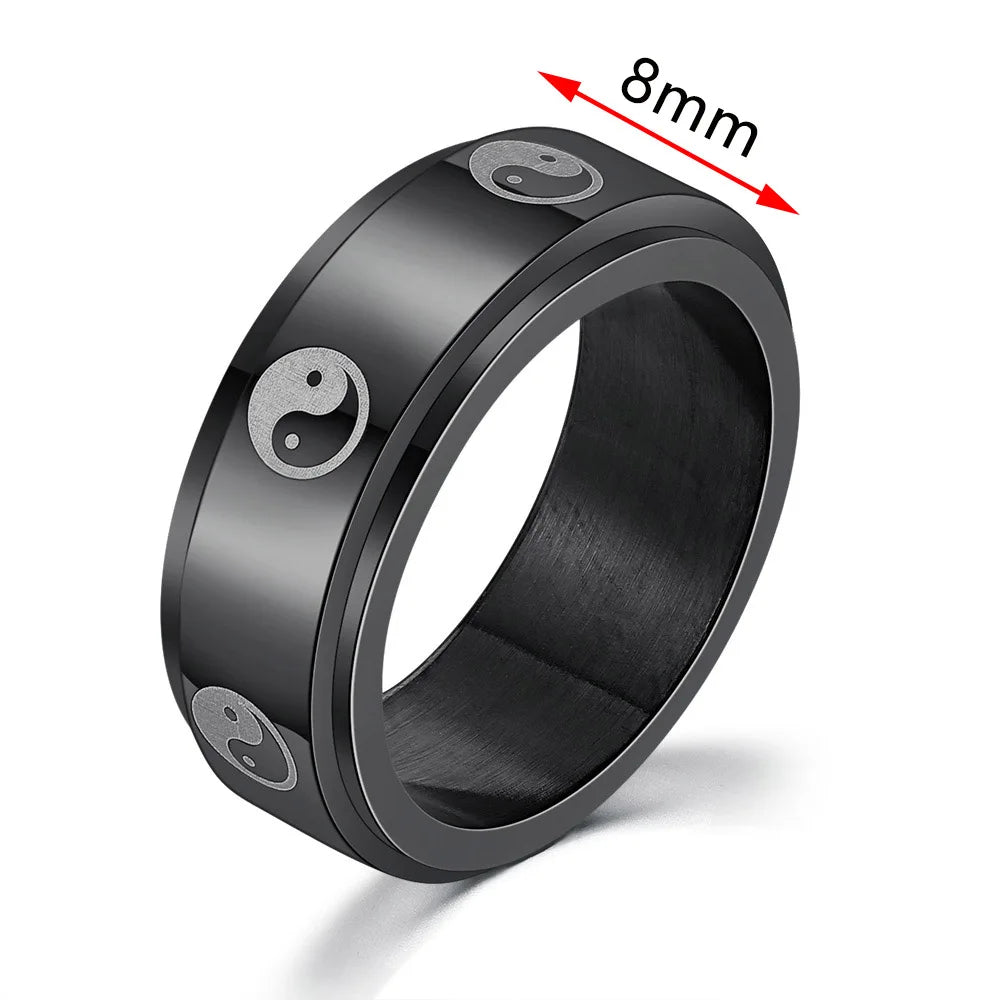 Fidget Spinner Rings for Men