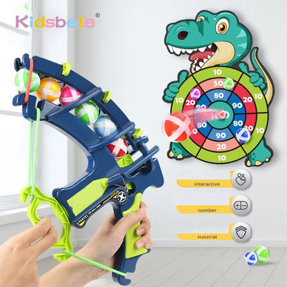 Dinosaur Sticky Ball Bow Target Dartboard