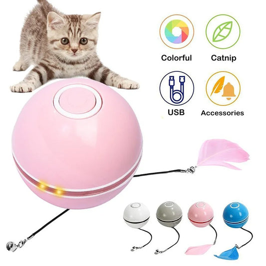 Colorful LED Smart Electric Cat Toy