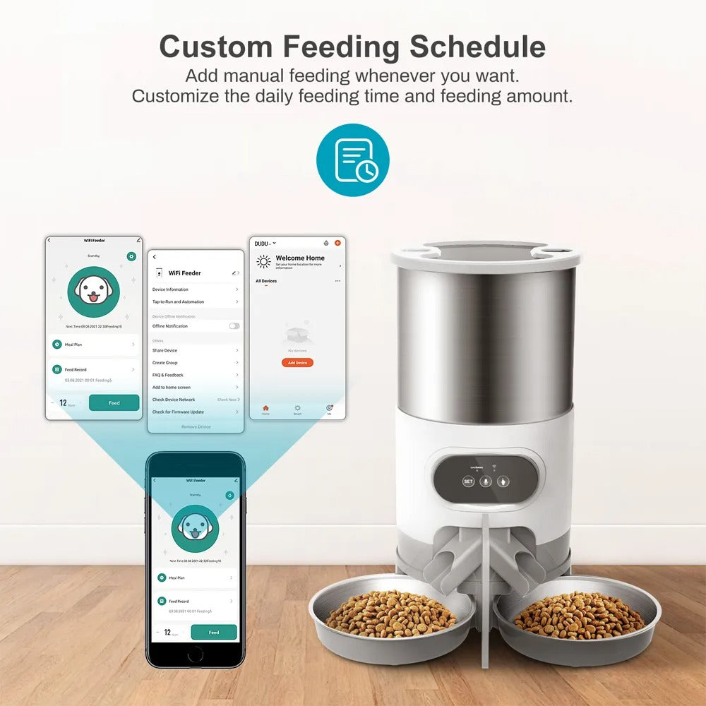 Tuya Smart APP Pet Feeder Cat And Dog