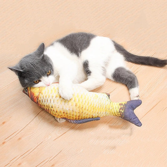 Cat Toy Training Entertainment Fish Plush