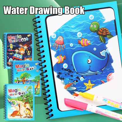 Magical Book Water Drawing