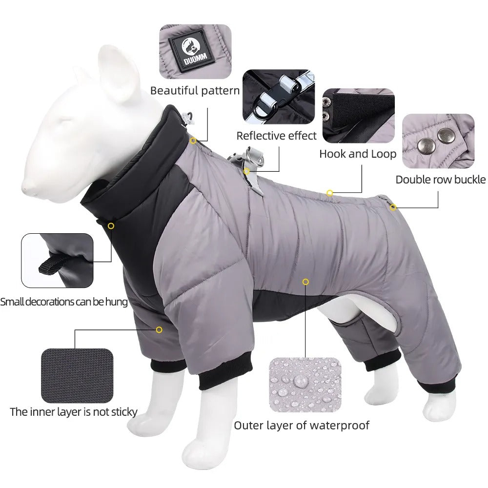 Thicken Pet Dog Jacket Waterproof