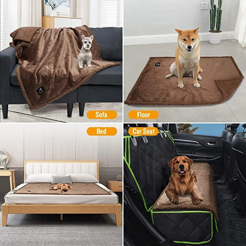 Waterproof Pet Blanket Liquid Pee Proof Dog Blanket