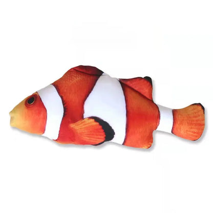 Cat Toy Training Entertainment Fish Plush