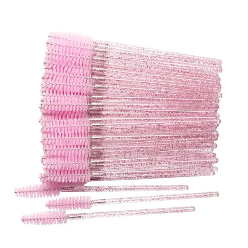 50 pcs Disposable Crystal Eyelash brush