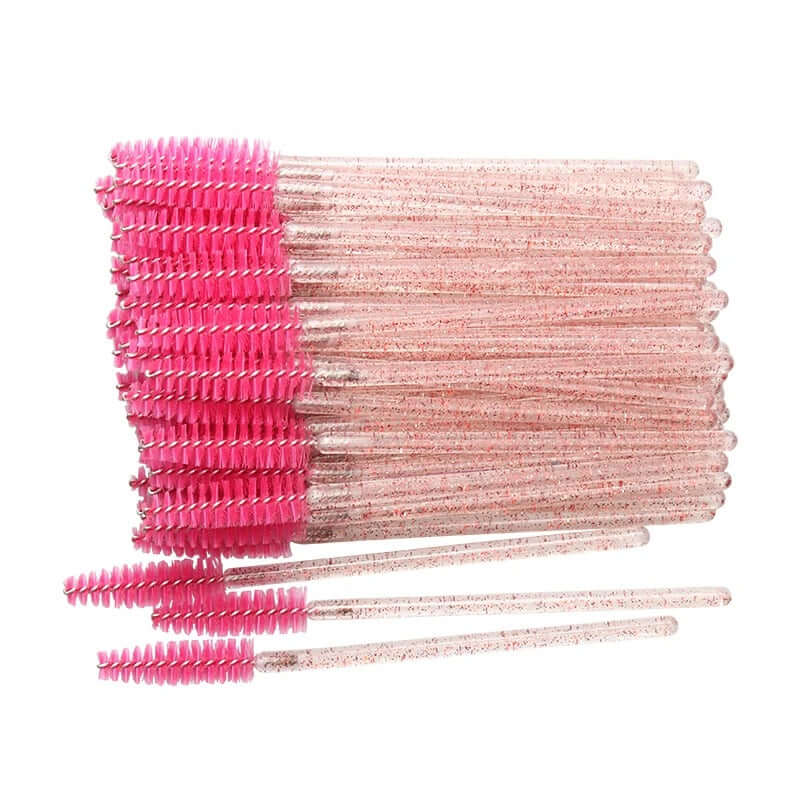 50 pcs Disposable Crystal Eyelash brush