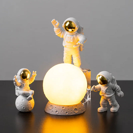 Resin moon lamp